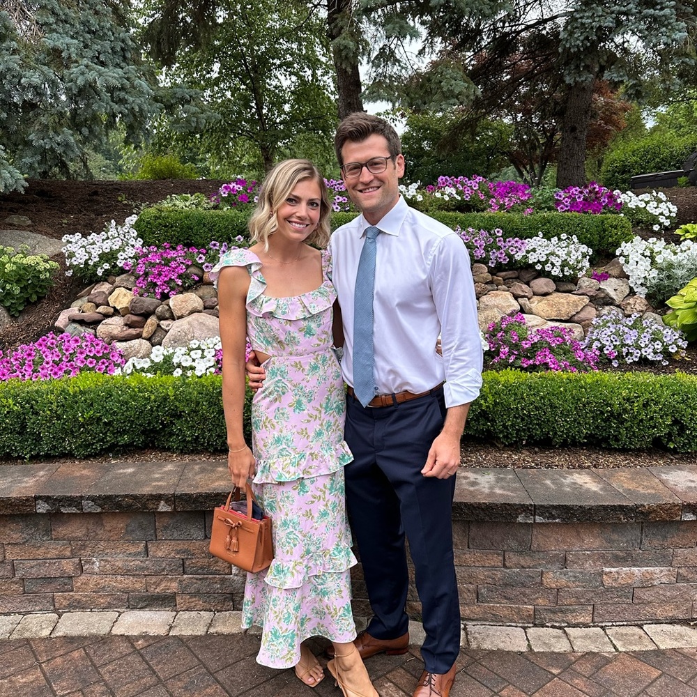 ASTR the label purple floral dress. Size XS. Worn once!